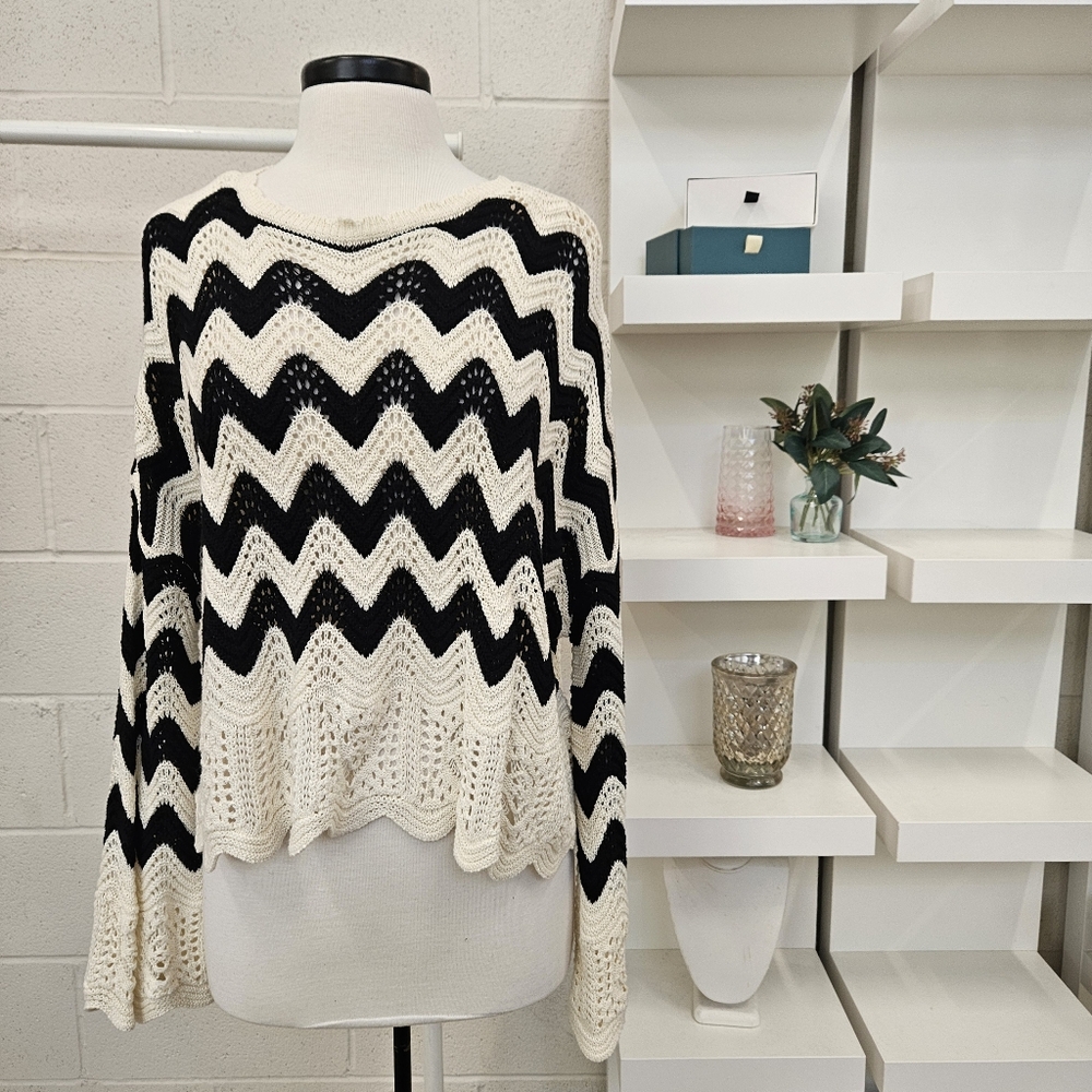Lightweight cotton sweater